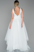 Abendkleid Lang Weiß ABU1727