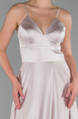 Abendkleid Lang Satin Puder ABU1458