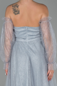 Abendkleid Lang Grau ABU1730