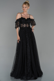 Abendkleid Lang Schwarz ABU1739