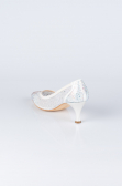 Party-Schuhe Steinbesetzt Perlmutt MJ5314