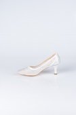 Party-Schuhe Steinbesetzt Perlmutt MJ5314