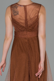 Abschlusskleid Lang Zimtfarben ABU1826
