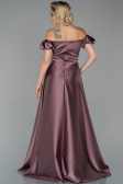 Abendkleid Lang Satin Nerzbraun ABU1840
