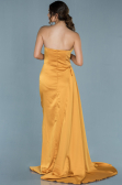 Abschlusskleid Lang Senfgelb ABU358