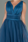 Indigo Abendkleid Lang ABU1727