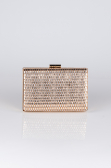 Kästchen-Tasche Verputz Gold V334