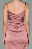 Zwiebelschale Abendkleid Satin Lang ABU564