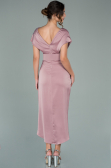 Partykleid Kurz Satin Altrosa ABK1107