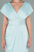 Partykleid Kurz Satin Minzgrün ABK1107