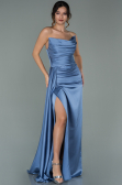 Abschlusskleid Lang Indigo ABU358