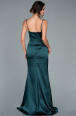 Abschlusskleid Lang Satin Smaragdgrün ABU1938