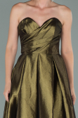 Abendkleid Lang Khaki ABU2007