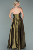 Abendkleid Lang Khaki ABU2007