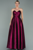 Abendkleid Lang Pflaume ABU2007