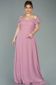 Altrosa Kleider İn Großen Größen Chiffon Lang ABU1892