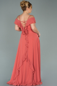 Zwiebelschale Kleider İn Großen Größen Chiffon Lang ABU1892
