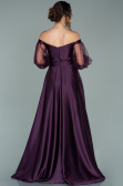 Abendkleid Lang Satin Violette ABU2025