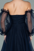 Abendkleid Lang Marineblau ABU2076