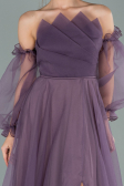 Abendkleid Lang Lavendel ABU2076