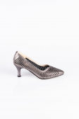 Platin Stiletto Steinbesetzt MJ5151