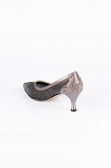 Platin Party-Schuhe Steinbesetzt MJ5314