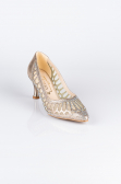 Stiletto Steinbesetzt Gold-Metallic MJ5431