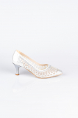 Stiletto Steinbesetzt Silber-Metallic MJ5431