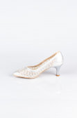 Stiletto Steinbesetzt Silber-Metallic MJ5431