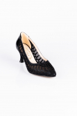 Stiletto Steinbesetzt Schwarz MJ5431
