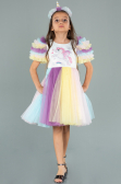 Abendkleid für Kinder Kurz Rins ABK1056
