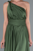 Verlobungskleid Lang Khaki ABU1142