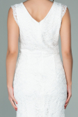 Partykleid Kurz Weiß ABK010