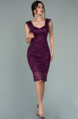 Violett Partykleid Kurz ABK010