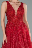 Abendkleid Lang Rot ABU2131