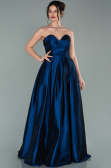 Abendkleid Lang Marineblau ABU2007