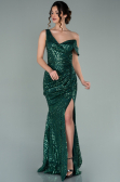 Abendkleid Lang Smaragdgrün ABU2151