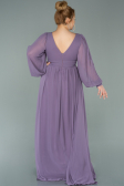 Standesamtkleid Lang Chiffon Lavendel ABU1702
