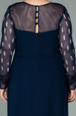 Abendkleid Lang Marineblau ABU2178