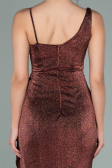 Abendkleid Lang Kupfer ABU2227