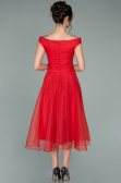 Abschlusskleid Midi Rot ABK1316