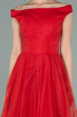 Abschlusskleid Midi Rot ABK1316