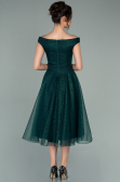 Abschlusskleid Midi Smaragdgrün ABK1316