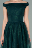 Abschlusskleid Midi Smaragdgrün ABK1316