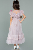 Abendkleid für Kinder Lang Lavendel ABU2153