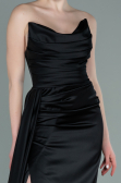 Abschlusskleid Lang Schwarz ABU361