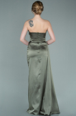 Öl Grün Abschlusskleid Lang ABU361