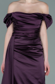Violette Verlobungskleid Satin Lang ABU1606