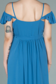 Indigo Abendkleid Für Schwangere Lang ABU756