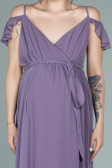 Lavendel Abendkleid Für Schwangere Lang ABU756